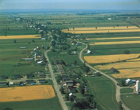 linear settlement examples in the world
