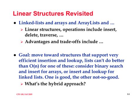 linear structure