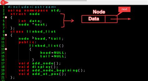 linked list in c++ program examples