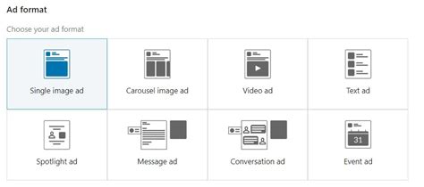 linkedin ad format examples