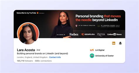 linkedin banner examples for students
