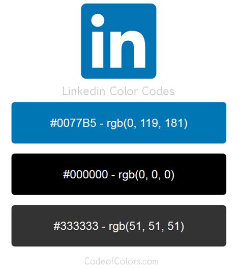 linkedin icon hex code