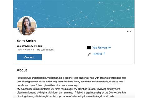 linkedin intro summary examples