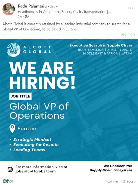 linkedin post examples for hiring