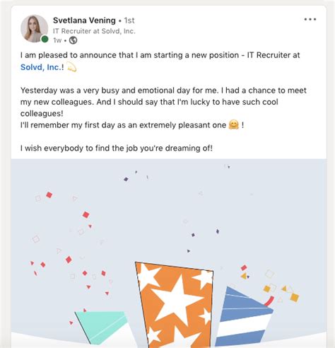 linkedin post examples for promotion