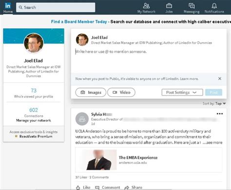 linkedin update current position