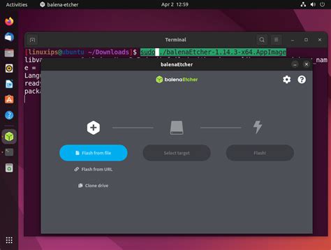 linux run appimage in background