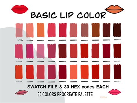 lipstick shade finder hex code