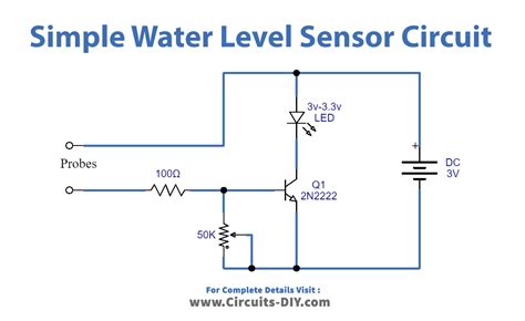 liquid level sensor circuit diagram