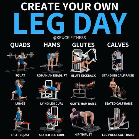 list of best leg exercises
