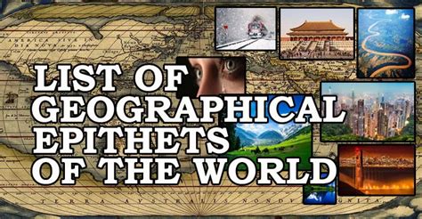 list of geographical epithets
