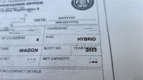 list of hybrid cars exempted from coding 2025 philippines
