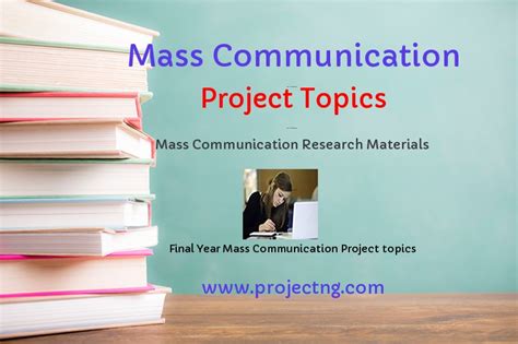 list of mass communication project topics