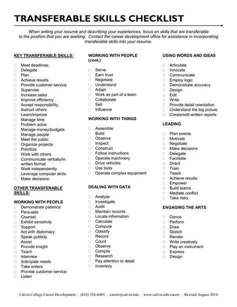 Transferable Skills