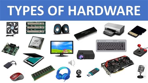 list three examples of computer hardware