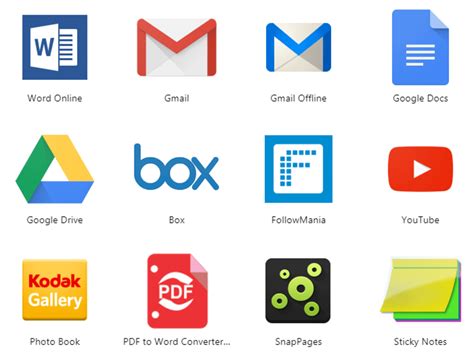 list three examples of software applications below
