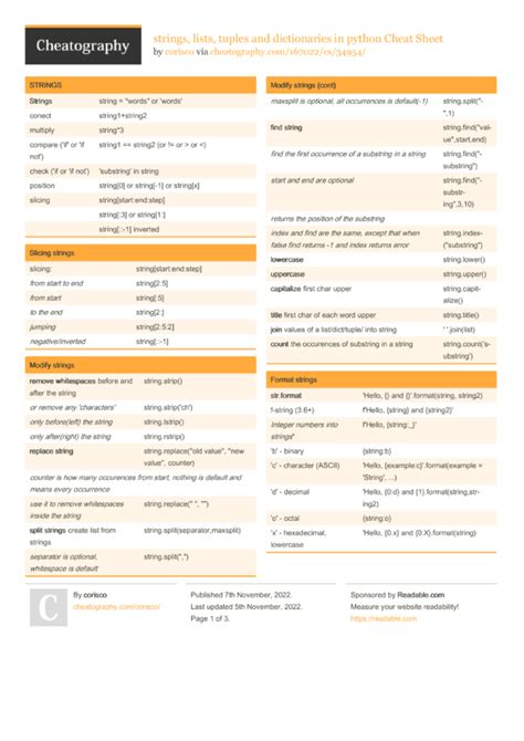 list tuples and dictionary in python pdf