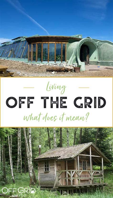 live off the grid meaning in english