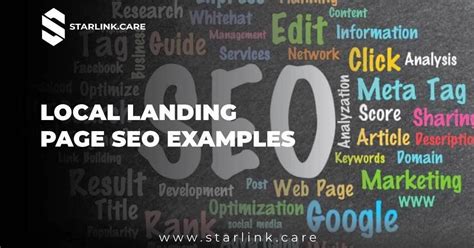 local landing page examples