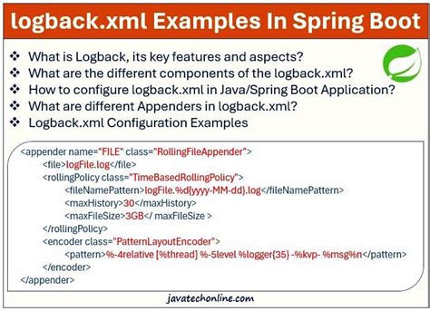 logback xml example