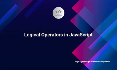 logical operators in javascript example program