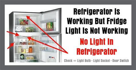 logik fridge freezer light not working