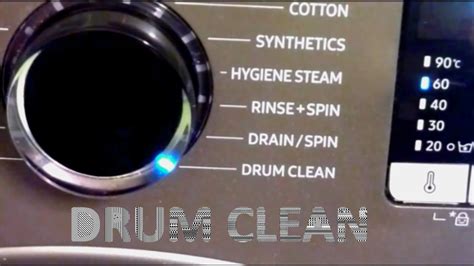 logik washing machine drum clean instructions