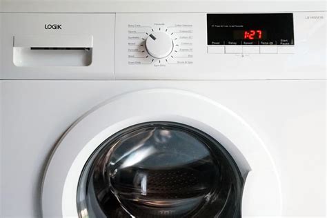 logik washing machine reset button not working
