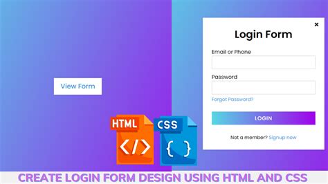 login and registration form in html css and javascript with source code