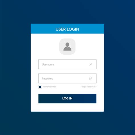 login template examples