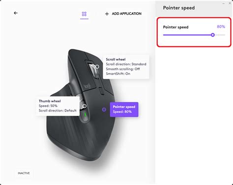logitech mx vertical settings
