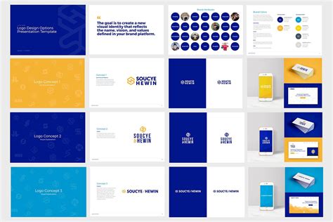 logo design concept presentation template