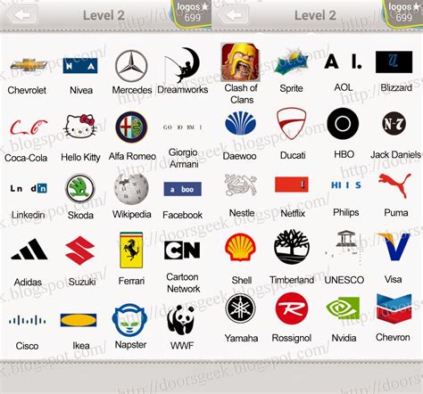logo quiz answers level 2
