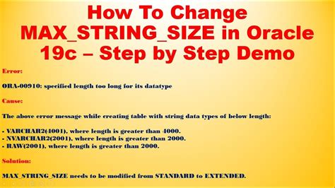 long data type in oracle 19c