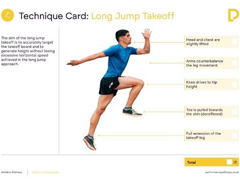Long jumper in mid-air