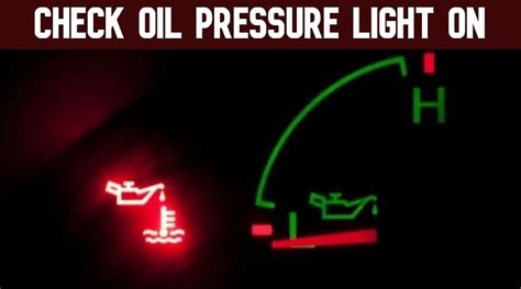 low oil pressure light keeps coming on and off