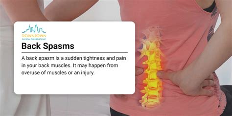 lower back won't stop spasming