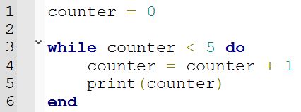 lua loop example