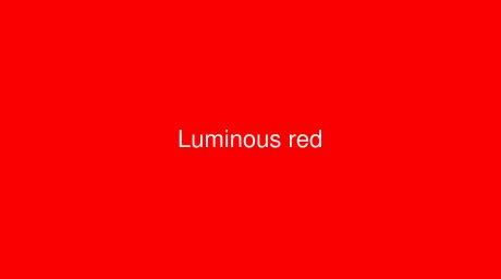 luminous red color code