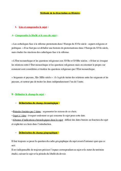 méthode intro dissertation histoire