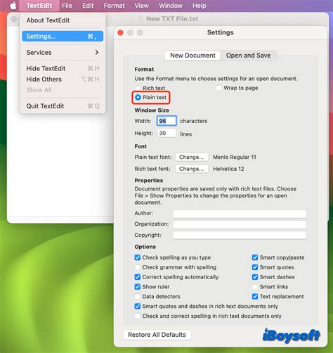 mac open text file from terminal