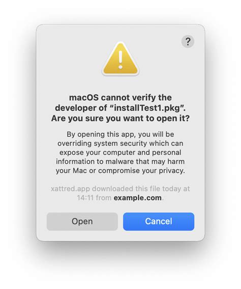 mac won't open program unidentified developer