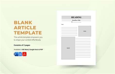 magazine article format word