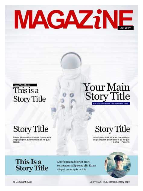 Magazine Template Free