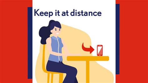 Maintain Proper Distance and Positioning while Using Phone