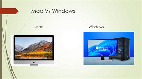 major differences between mac and windows