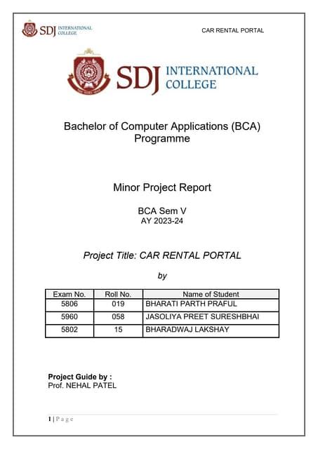 major project topics for bca final year pdf