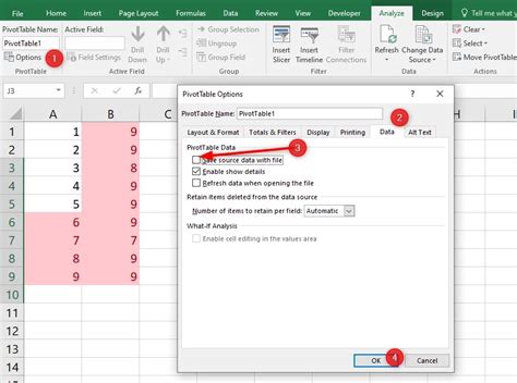 make excel file smaller