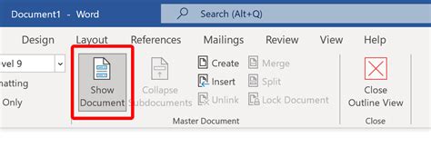 make word document continuous
