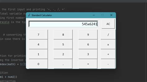 making a calculator in python using tkinter